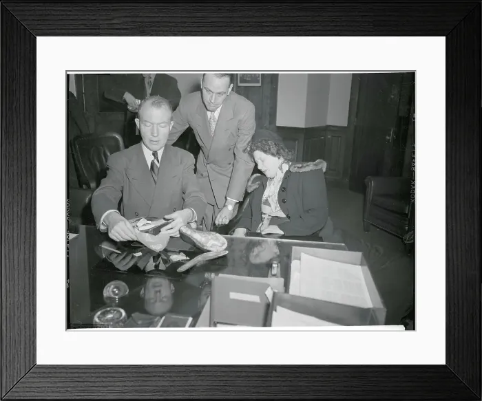 Framed Print : Attorneys Questioning a Diamond Smuggler Framed Print : Attorneys Questioning a Diamond Smuggler