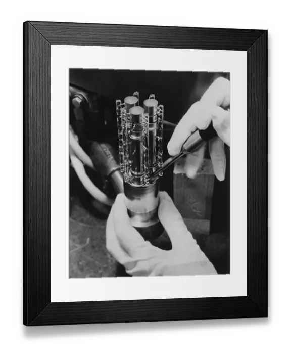 Framed Print : Early Color Tv Production Framed Print : Early Color Tv Production
