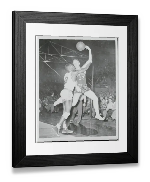 Framed Print : Frank Duggan and Floyd Lane During Game Framed Print : Frank Duggan and Floyd Lane During Game