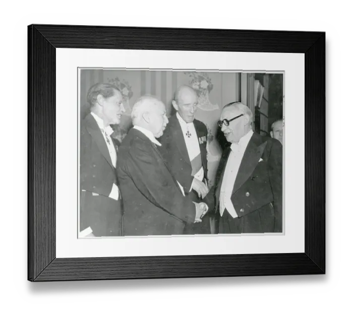 Framed Print : Walter Gifford and Dignitaries Framed Print : Walter Gifford and Dignitaries