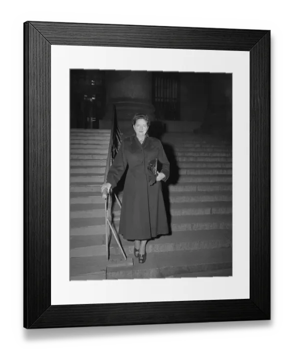 Framed Print : Trial Witness Elizabeth Bentley Framed Print : Trial Witness Elizabeth Bentley