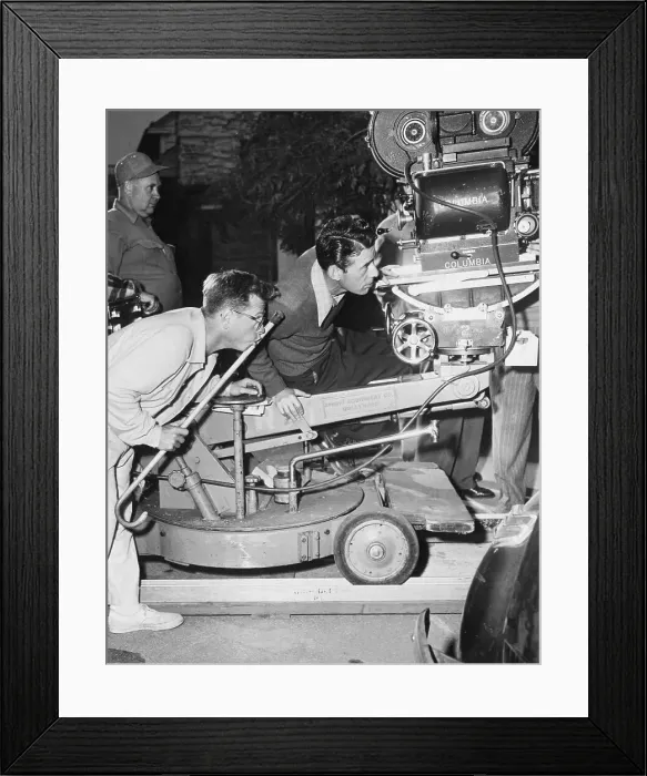 Framed Print : Mickey Rooney Directing Film Framed Print : Mickey Rooney Directing Film