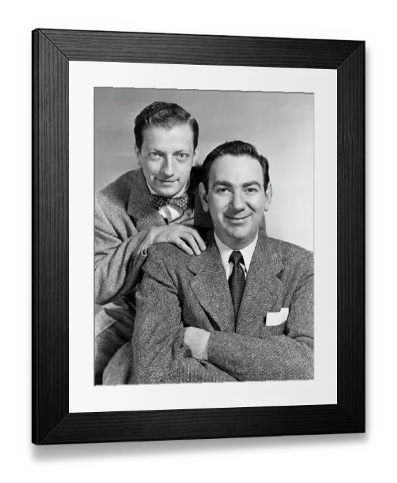 Framed Print : Bob and Ray