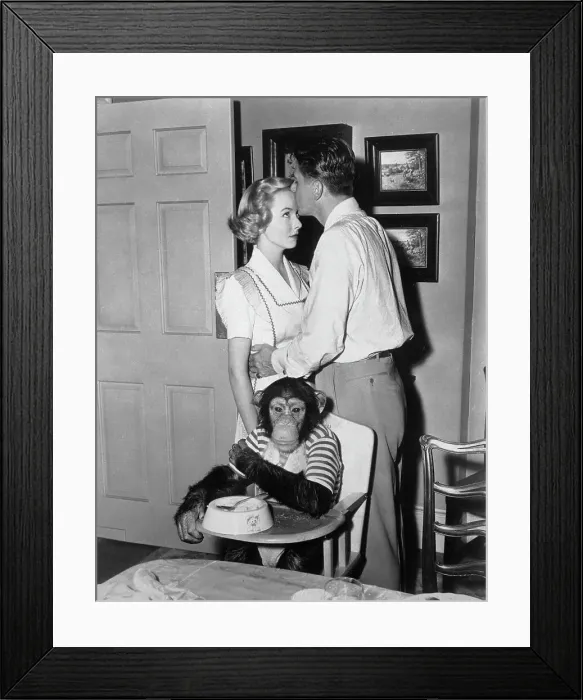 Framed Print : Ronald Reagan and Diana Lyn in Movie Still Framed Print : Ronald Reagan and Diana Lyn in Movie Still