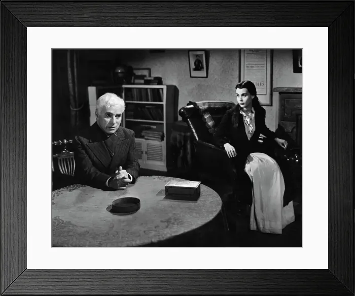 Framed Print : Charlie Chaplin and Claire Bloom Framed Print : Charlie Chaplin and Claire Bloom