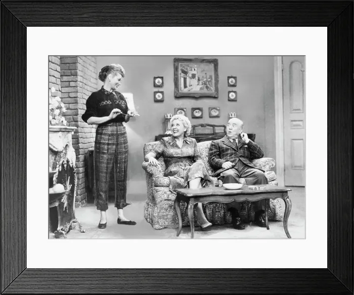 Framed Print : Lucille Ball and Costars on Set of I Love Lucy Framed Print : Lucille Ball and Costars on Set of I Love Lucy