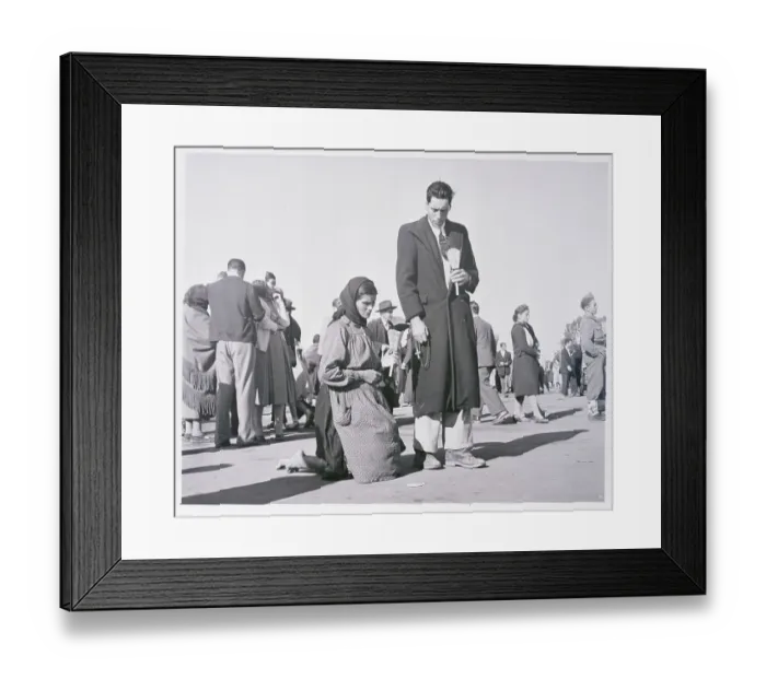 Framed Print : Barefoot Pilgrim at the Shrine of Fatima, Portugal Framed Print : Barefoot Pilgrim at the Shrine of Fatima, Portugal