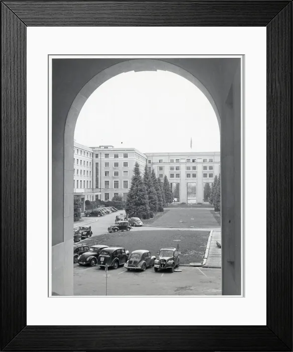 Framed Print : Main Corridor of the League of Nations Framed Print : Main Corridor of the League of Nations