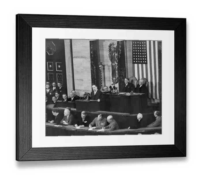 Framed Print : Scene in the House Chamber