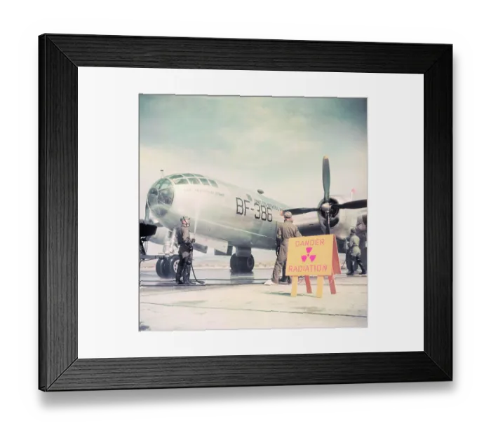 Framed Print : Aircraft at Nevada Proving Ground Framed Print : Aircraft at Nevada Proving Ground