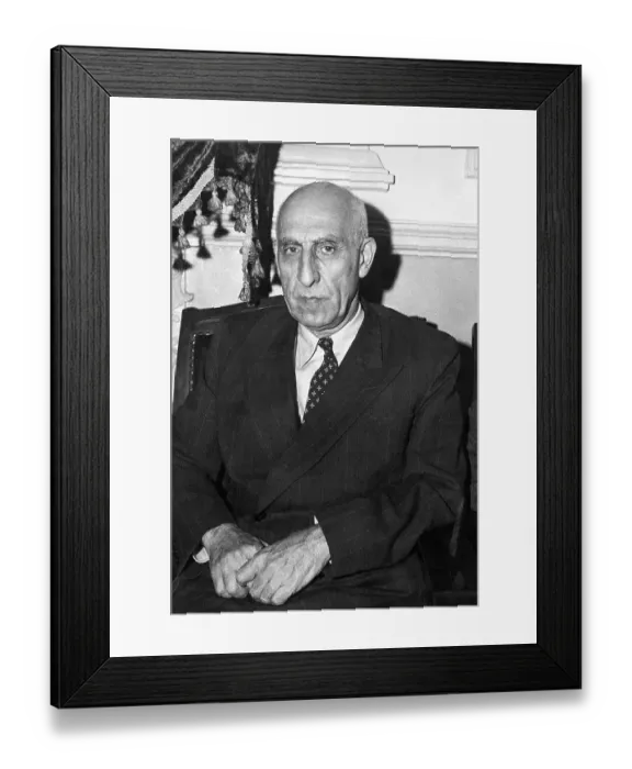 Framed Print : Iranian Premier Mohammed Mosaddeq Framed Print : Iranian Premier Mohammed Mosaddeq