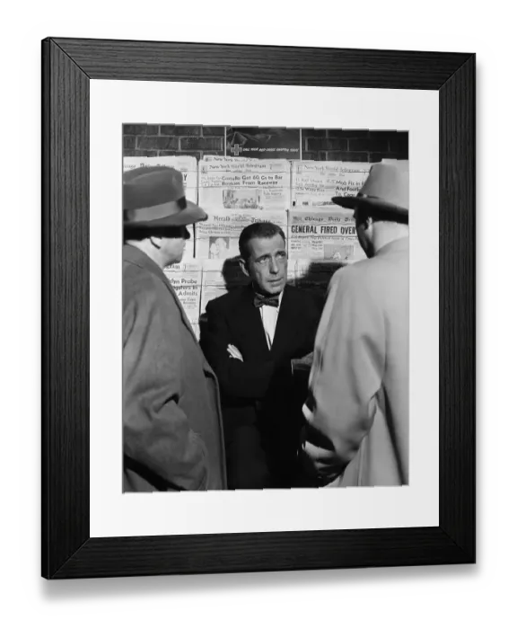 Framed Print : Humphrey Bogart in The Enforcer, 1951 Framed Print : Humphrey Bogart in The Enforcer, 1951