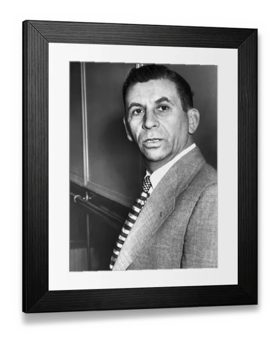 Framed Print : Mob Boss Meyer Lansky Framed Print : Mob Boss Meyer Lansky