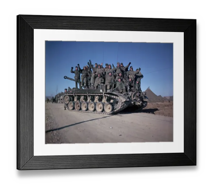 Framed Print : Marines in Korean War Framed Print : Marines in Korean War