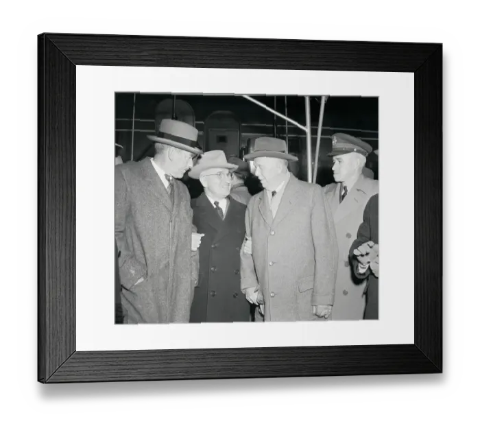 Framed Print : President Harry S. Truman Surrounded by Military and Political Leaders Framed Print : President Harry S. Truman Surrounded by Military and Political Leaders