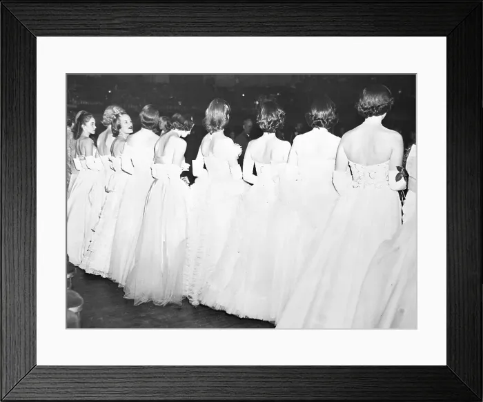 Framed Print : Receiving Line at Debutante Cotillion Framed Print : Receiving Line at Debutante Cotillion