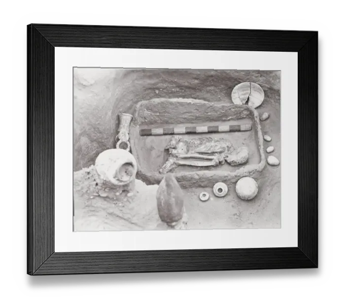 Framed Print : Excavated Egyptian Gravesite Framed Print : Excavated Egyptian Gravesite