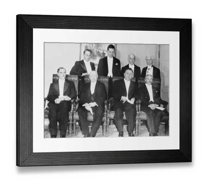 Framed Print : Nobel Prize Winners of 1950 Framed Print : Nobel Prize Winners of 1950