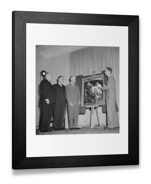 Framed Print : Norman Rockwell Giving Painting to Red Cross Framed Print : Norman Rockwell Giving Painting to Red Cross