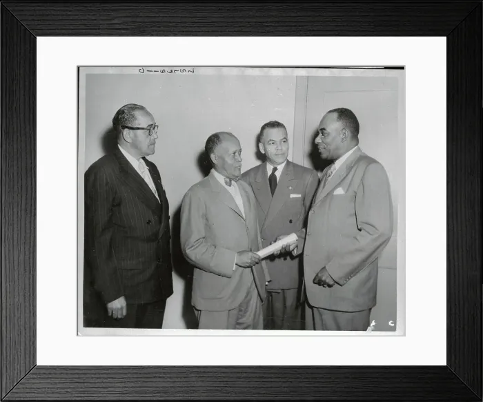 Framed Print : Julius A. Thomas Receiving Certificate Framed Print : Julius A. Thomas Receiving Certificate