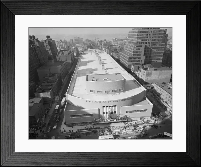 Framed Print : Port Authority Bus Terminal in Manhattan Framed Print : Port Authority Bus Terminal in Manhattan
