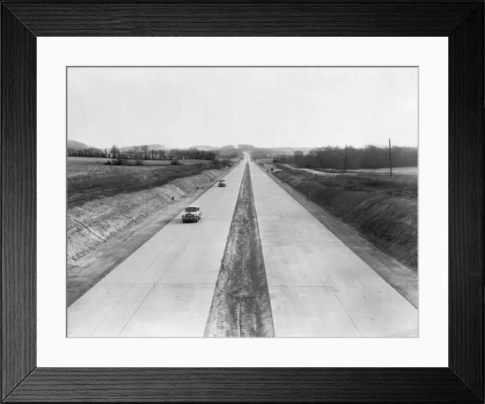 Framed Print : Extension of Pennsylvania Turnpike Framed Print : Extension of Pennsylvania Turnpike