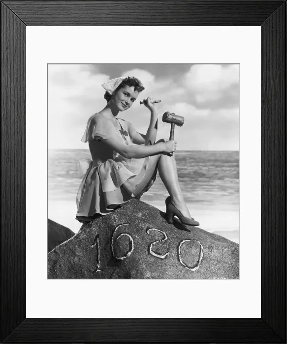 Framed Print : Debbie Reynolds as a Pilgrim Framed Print : Debbie Reynolds as a Pilgrim