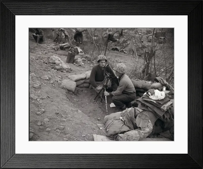 Framed Print : Mortarmen Adjust Their Mortar Framed Print : Mortarmen Adjust Their Mortar