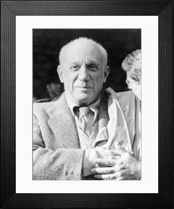 Framed Print : Artist Pablo Picasso Framed Print : Artist Pablo Picasso