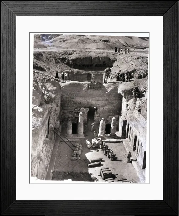 Framed Print : Tomb of the High Priest Mentemhet Framed Print : Tomb of the High Priest Mentemhet