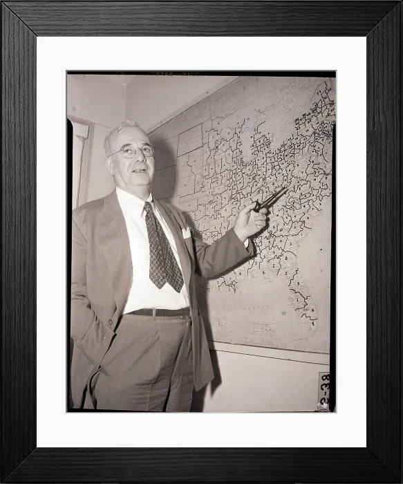 Framed Print : Jack Kroll Holding Press Conference Framed Print : Jack Kroll Holding Press Conference
