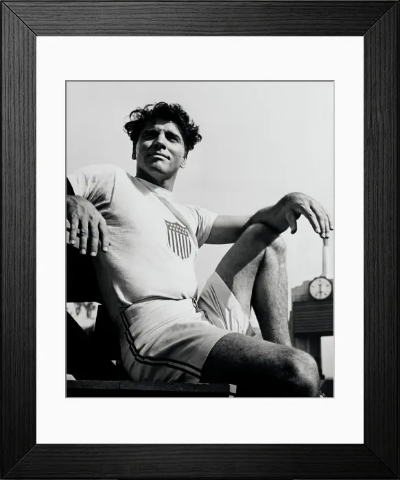 Framed Print : Burt Lancaster in Jim Thorpe -- All-American Framed Print : Burt Lancaster in Jim Thorpe -- All-American