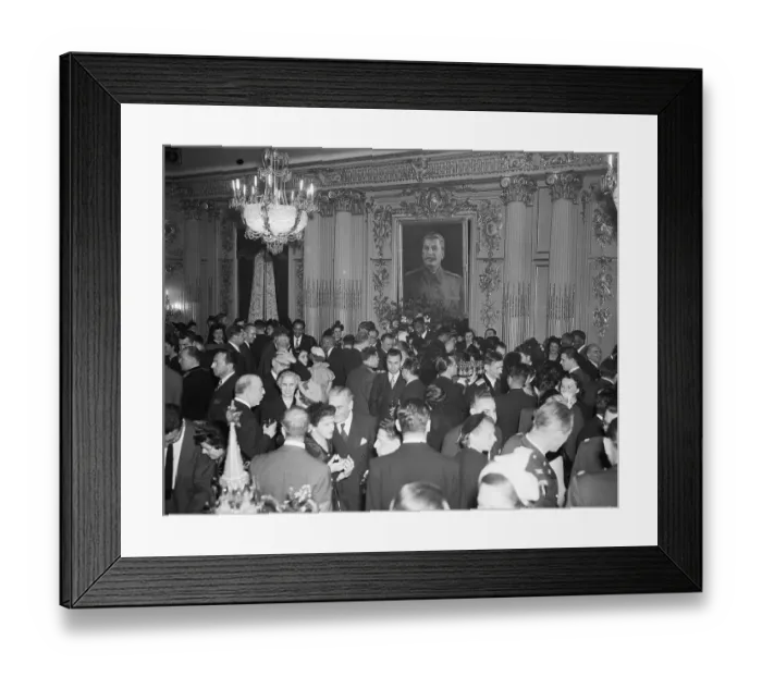 Framed Print : Paul Robeson at Soviet Embassy Party Framed Print : Paul Robeson at Soviet Embassy Party