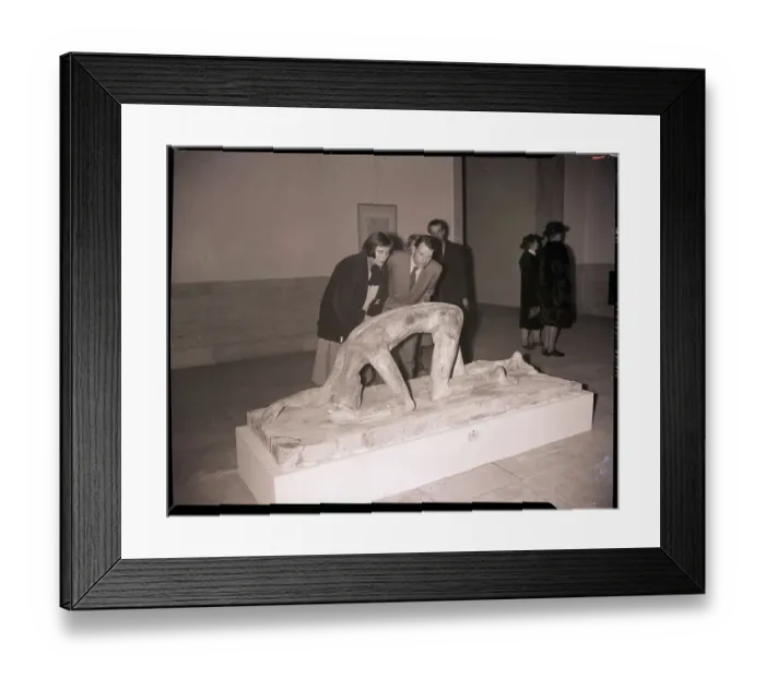 Framed Print : Wilhelm Lembrueck Sculpture Exhibition Framed Print : Wilhelm Lembrueck Sculpture Exhibition