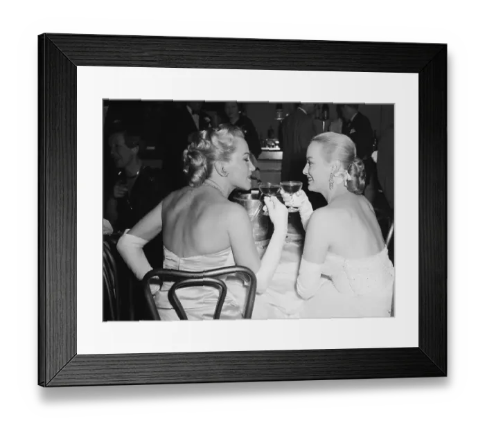Framed Print : Dorothy Kirsten and Faye Emerson Toast Framed Print : Dorothy Kirsten and Faye Emerson Toast