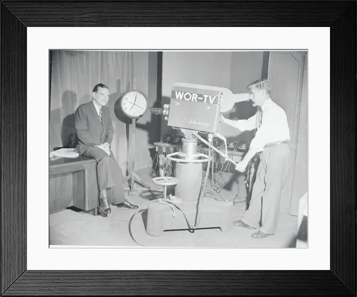 Framed Print : Thomas E. Dewey during TV Campaign Framed Print : Thomas E. Dewey during TV Campaign