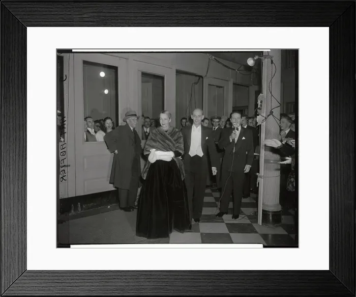 Framed Print : Mr. and Mrs. Rudolph Bing in Formal Attire with Others Framed Print : Mr. and Mrs. Rudolph Bing in Formal Attire with Others