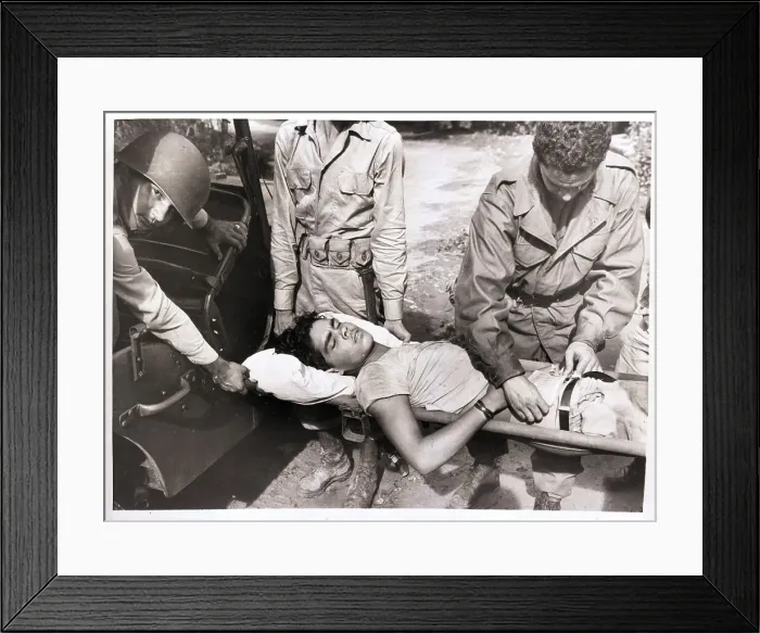 Framed Print : Wounded Man After Puerto Rican Revolt Framed Print : Wounded Man After Puerto Rican Revolt