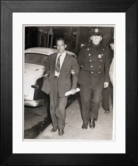 Framed Print : Filberto Lopez-Vasquez Being Arrested Framed Print : Filberto Lopez-Vasquez Being Arrested