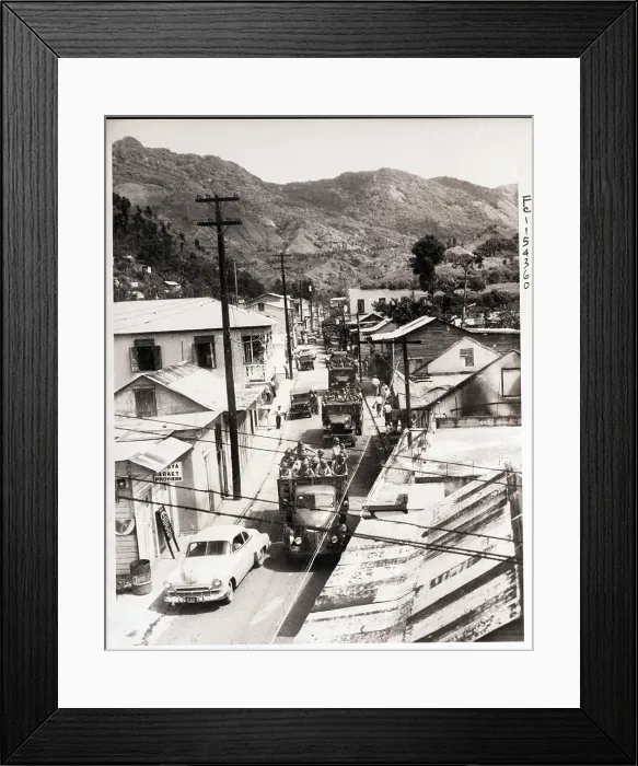 Framed Print : National Guard in Trucks Framed Print : National Guard in Trucks