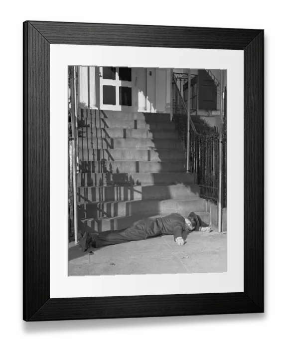 Framed Print : Oscar Collazo Lying Wounded Outside Blair House Framed Print : Oscar Collazo Lying Wounded Outside Blair House