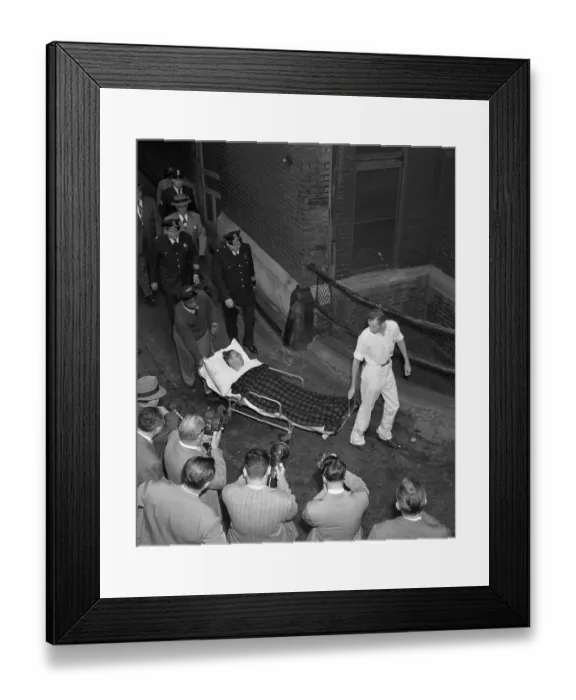Framed Print : Oscar Collazo Being Wheeled Away Framed Print : Oscar Collazo Being Wheeled Away