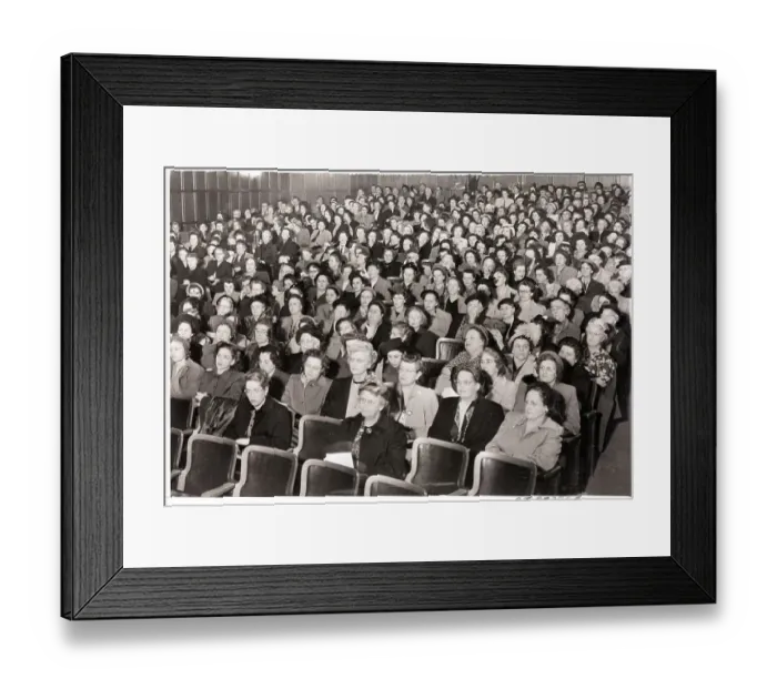 Framed Print : Women's Citizens Committee Meeting Framed Print : Women's Citizens Committee Meeting