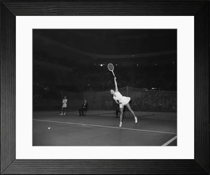 Framed Print : Gussie Moran Playing Tennis Framed Print : Gussie Moran Playing Tennis