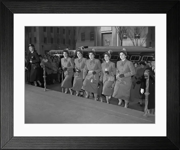 Framed Print : Quintuplets Attend Mass Framed Print : Quintuplets Attend Mass