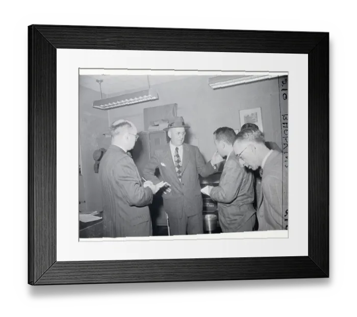Framed Print : Portrait of Henry Morganthau Jr Framed Print : Portrait of Henry Morganthau Jr