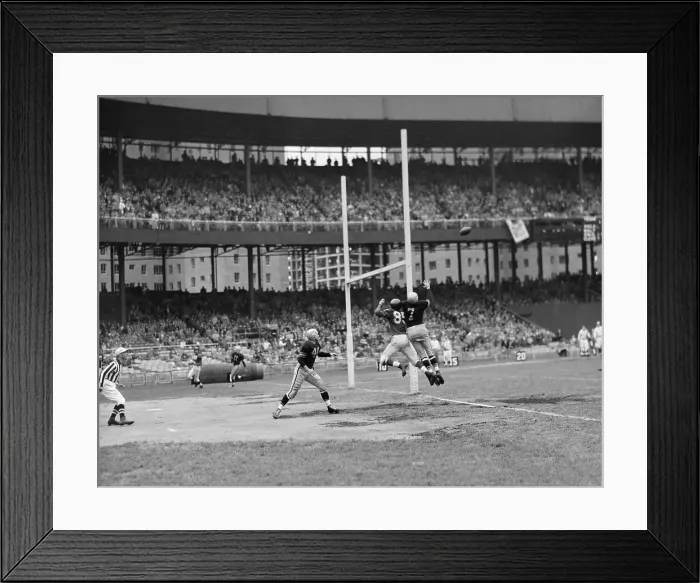 Framed Print : Football Action with Jim Finks and Ellery Williams Framed Print : Football Action with Jim Finks and Ellery Williams