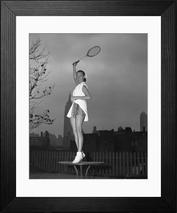 Framed Print : Gertrude Gussie Moran Framed Print : Gertrude Gussie Moran