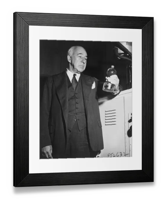 Framed Print : Portrait of Dr. Edwin Cohn