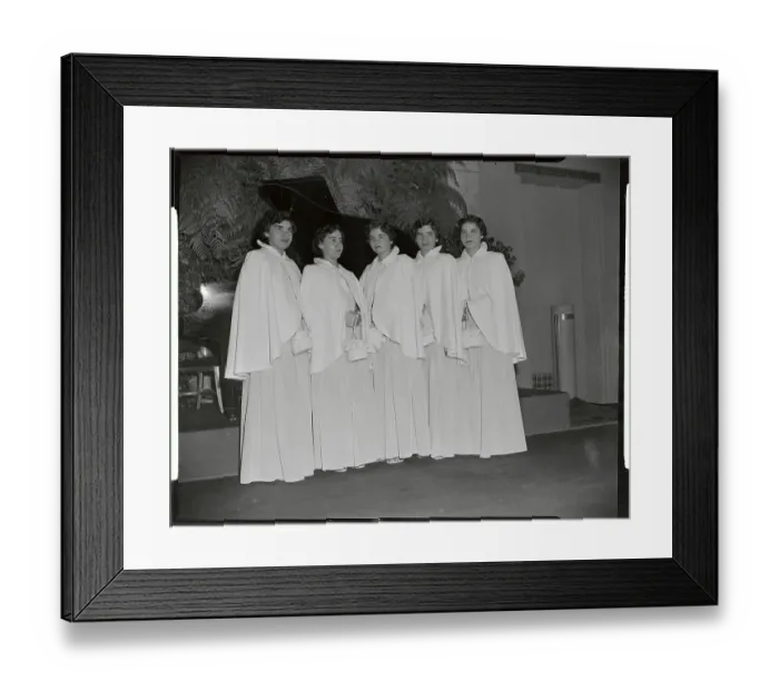Framed Print : Dionne Quintuplets in Costumes Framed Print : Dionne Quintuplets in Costumes